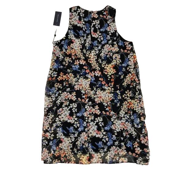 NWT Tommy Hilfiger Black Allover Floral Sleeveless Shift Dress - SIZE 10 - Picture 2 of 9